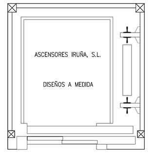 Ascensores Iruña plano de ascensor 